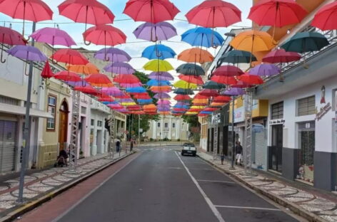 Calçadão da Rua 13 de Maio ganhará cobertura de sombrinhas coloridas